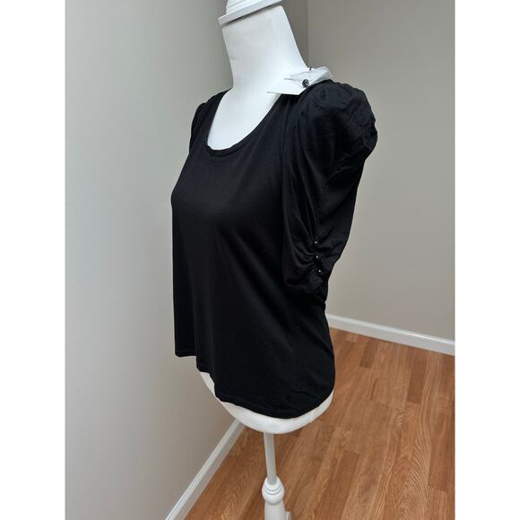 NWD Generation Love The Giana Tee Shirt Top Black size Small - Picture 3 of 7